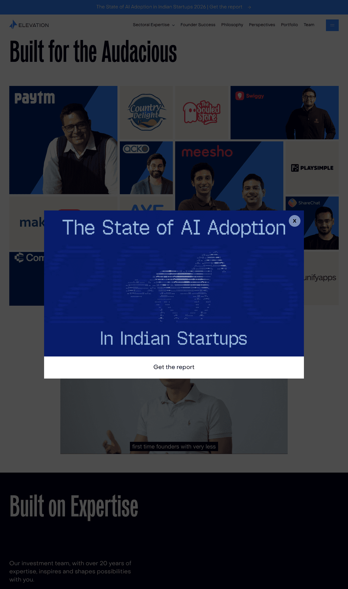 Elevation Capital product screenshot