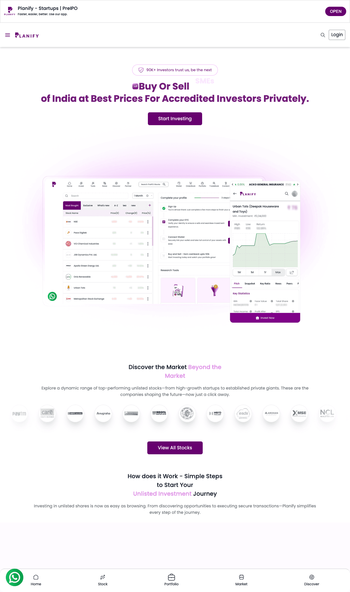Planify product screenshot